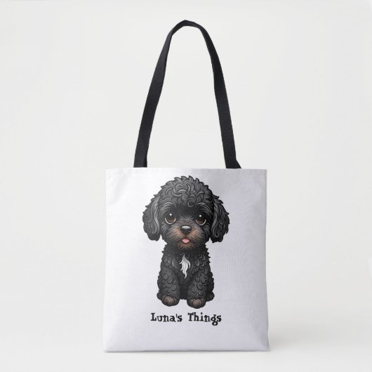 Black Cockapoo Tasche (Vorderseite)
