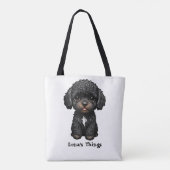 Black Cockapoo Tasche (Rückseite)