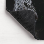 Black Cocker Spanel Mousepad (Ecke)