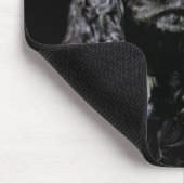 Black Cocker Spanel Mousepad (Ecke)