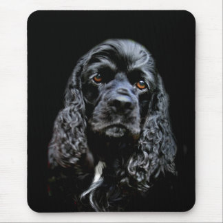 Black Cocker Spanel Mousepad