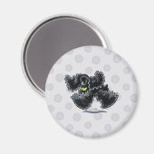 Black Cocker Spaniel Play Magnet (Vorderseite/Rückseite)