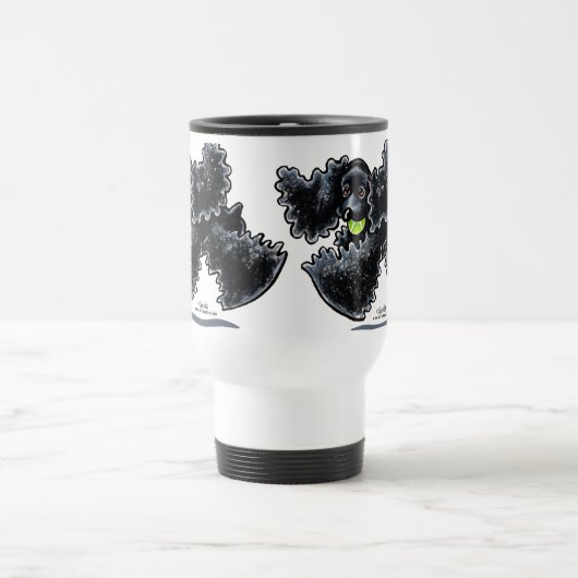 Black Cocker Spaniel Play Reisebecher (Mittel)