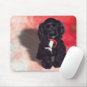 Black Cocker Spanisch Puppy - Abby Mousepad (Mit Mouse)