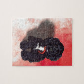 Black Cocker Spanisch Puppy - Abby Puzzle (Horizontal)