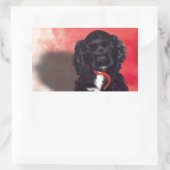 Black Cocker Spanisch Puppy - Abby Rechteckiger Aufkleber (Tasche)