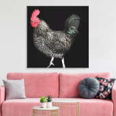 Black Cockerel No. 4 Leinwanddruck (Insitu (Wohnzimmer))