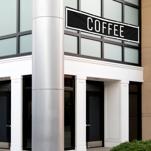 Black Coffee Banner (Äußeres Gebäude)