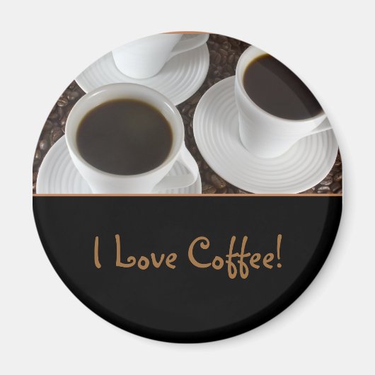 Black Coffee Magnet (Vorne)