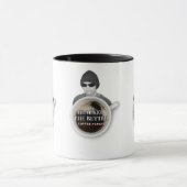 Black Coffee Umarmung Tasse! Tasse (Zentrum)