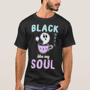Black Coffee wie mein Soul Skeleton Drink Kaffee T-Shirt