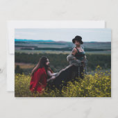 Black Coffin Til Death Heart Goth Foto Save The Date (Rückseite)