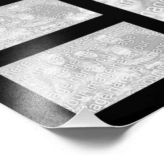 Black Collage Foto (Ecke)