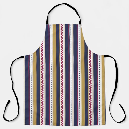Black colour combination apron schürze (Vorderseite)