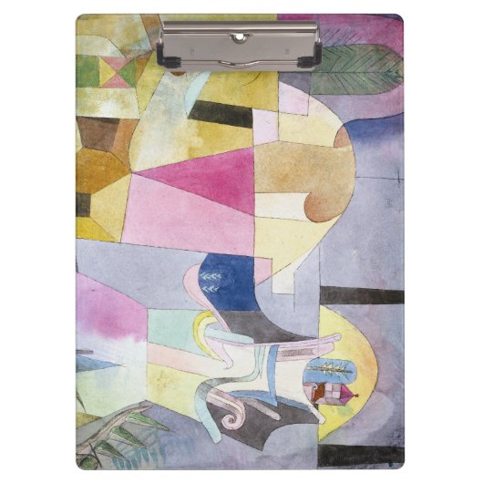 Black Columns in a Landscape 1919 by Paul Klee Klemmbrett (Vorderseite)