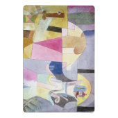 Black Columns in a Landscape 1919 by Paul Klee Mini Klemmbrett (Rückseite)