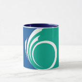 Black Combo Mug with flag of Ottawa, Canada Tasse (Zentrum)