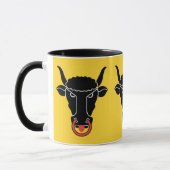 Black Combo Mug with flag of Uri, Switzerland Tasse (Links)