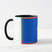 Black Combo Tasse mit der Flagge von Guam, USA (Links)