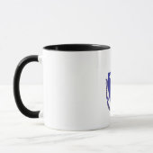 Black Combo Tasse mit der Flagge von Massachusetts (Links)