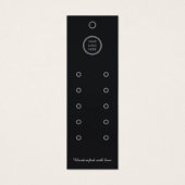 Black Compact Multi-Row Earring Displang Hang Card (Vorderseite)