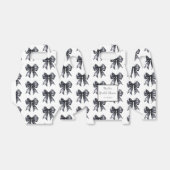 Black Coquette Bow Brautparty Geschenkschachtel (Ungefaltet)