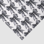 Black Coquette Bow Seidenpapier (Detail)