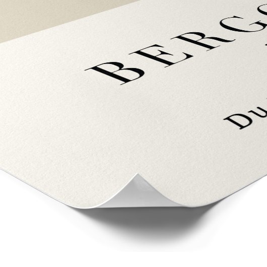 Black Coral Poster (Ecke)