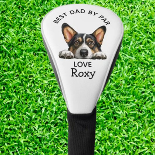 Black Corgi Welppy-Geschenk Golf Headcover