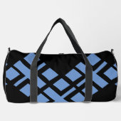 Black Cornflower Blue Duffle Bag (Vorderseite)