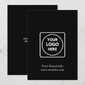Black Corporate Card | Benutzerdefiniert Beruflich (Vorne/Hinten)