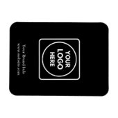Black Corporate Magnet | Benutzerdefiniert Berufli (Horizontal)