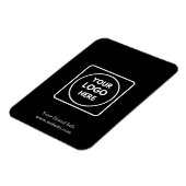 Black Corporate Magnet | Benutzerdefiniert Berufli (Linke Seite)