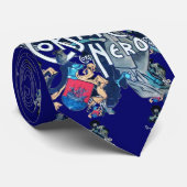 BLACK CORSAIR blau Krawatte (Gerollt)