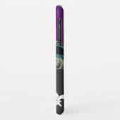 BLACK CORSAIR SKULL & LILIE Bright Lila Case-Mate iPhone Hülle (Hinten/Links)