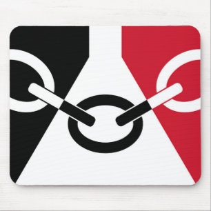 Black Country Flagge Mousepad