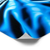 Black Couple Küssen in Liebe Poster (Ecke)