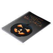 Black Cover Notebook Notizblock (Linke Seite)