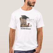 Black Cowboy Boot Graduation Cap & Diploma T - Shi T-Shirt (Vorderseite)