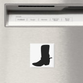 Black Cowboy Boot mit Spurs Magnet (In Situ (Geschirrspüler))