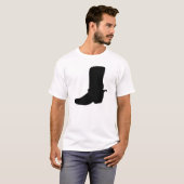 Black Cowboy Boot mit Spurs T-Shirt (Vorne ganz)