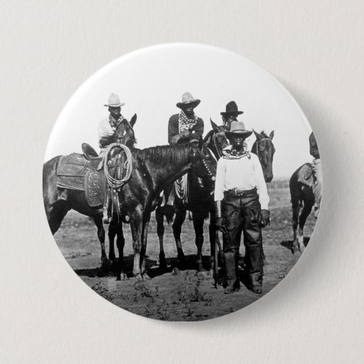 Black Cowboys bei Bonham Texas 1890 Button (Vorderseite)
