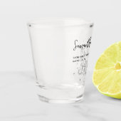 Black Cowgirl Disco Western Bachelorette Party Schnapsglas (Links)