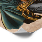 Black Cowgirl Poster (Ecke)