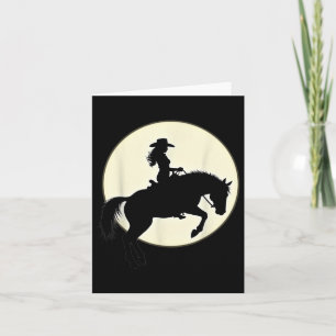 Black Cowgirl Western Rodeo Melanin Black History Karte