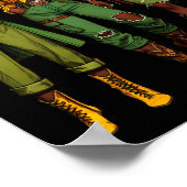 Black Cowgirl Western Rodeo Melanin Juneteenth Bla Poster (Ecke)