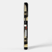 Black & Cream Balanced Geometric Art Phone Case (Rückseite / Rechts)