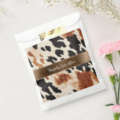 Black Cream Brown Cowhide Hochzeit Geschenktütchen (Versiegelt)