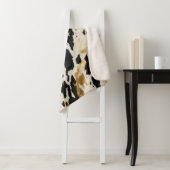 Black Cream Gold Südwest Cowhide Sherpadecke (Beispiel)