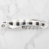 Black Cream Squares Kellnermesser (Vorderseite)